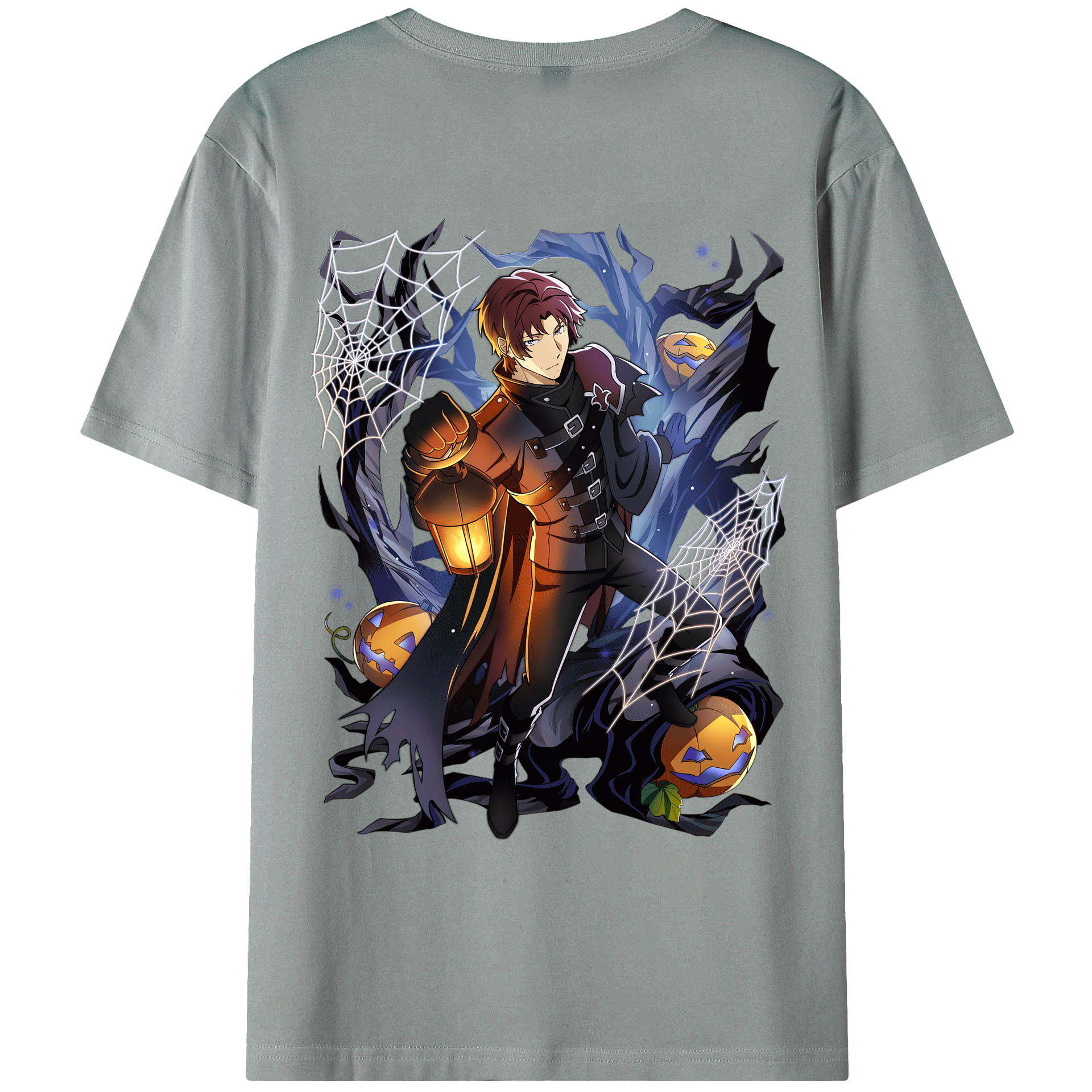 （画像用） 文豪ストレイドッグス Bungo Stray Dogs 綿100％ メンズ半袖Tシャツ（バックプリント） 通気性